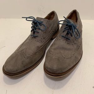 Cole Haan grey leather dress shoes men’s 10.5